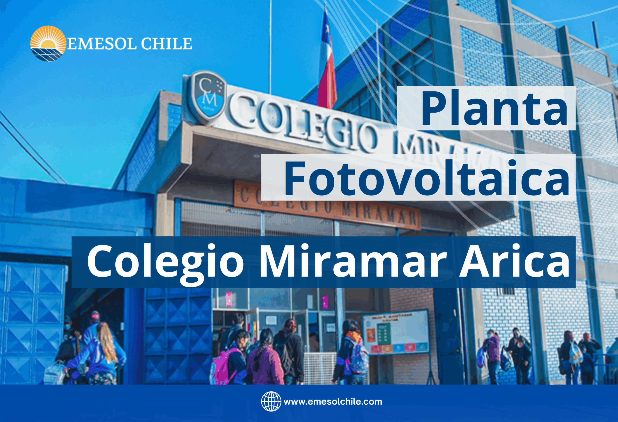 Planta Fotovoltaica Colegio Miramar Arica.